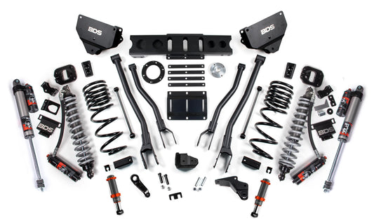 BDS 2014-2018 RAM 2500,DIESEL,4WD,4" LIFT,4-LINK,HYDRO BUMP,FOX 2.5 COILOVER