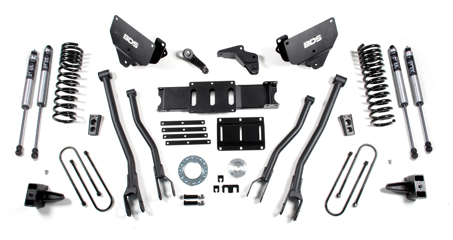 BDS 2013-2018 RAM 3500,DIESEL,4WD,6" LIFT,5" BLOCK,6 BOLT INDEX,FOX 2.0 SHOCKS