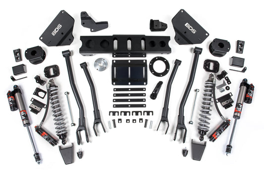 BDS 2014-2018 RAM 2500,DIESEL,4WD,6" LIFT,4-LINK,RUBBER BUMP,FOX 2.5 COILOVER