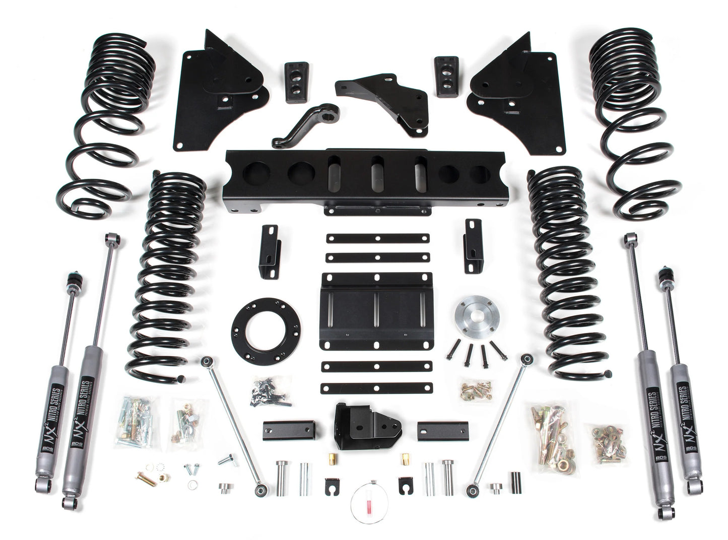 BDS 2014-2018 RAM 2500,GAS,4WD,5.5" LIFT KIT,COIL SPRING,NITRO SHOCKS