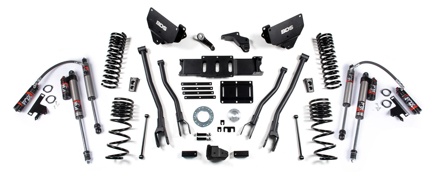 BDS 2014-2018 RAM 2500,GAS,4WD,5.5" LIFT KIT,4-LINK,COIL SPRING,FOX 2.5 COILOVER