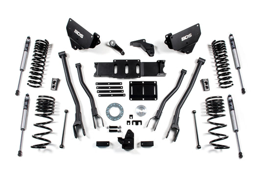 BDS 2014-2018 RAM 2500,GAS,4WD,5.5" LIFT KIT,4-LINK,COIL SPRING,FOX 2.0 SHOCKS