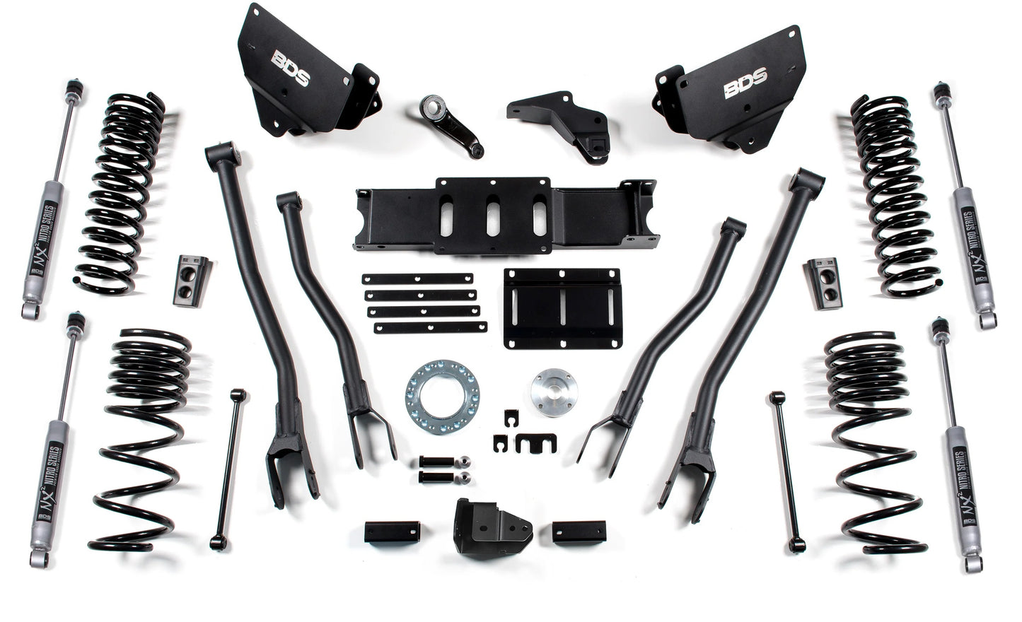 BDS 2014-2018 RAM 2500,GAS,4WD,5.5" LIFT KIT,4-LINK,COIL SPRING,NITRO SHOCKS