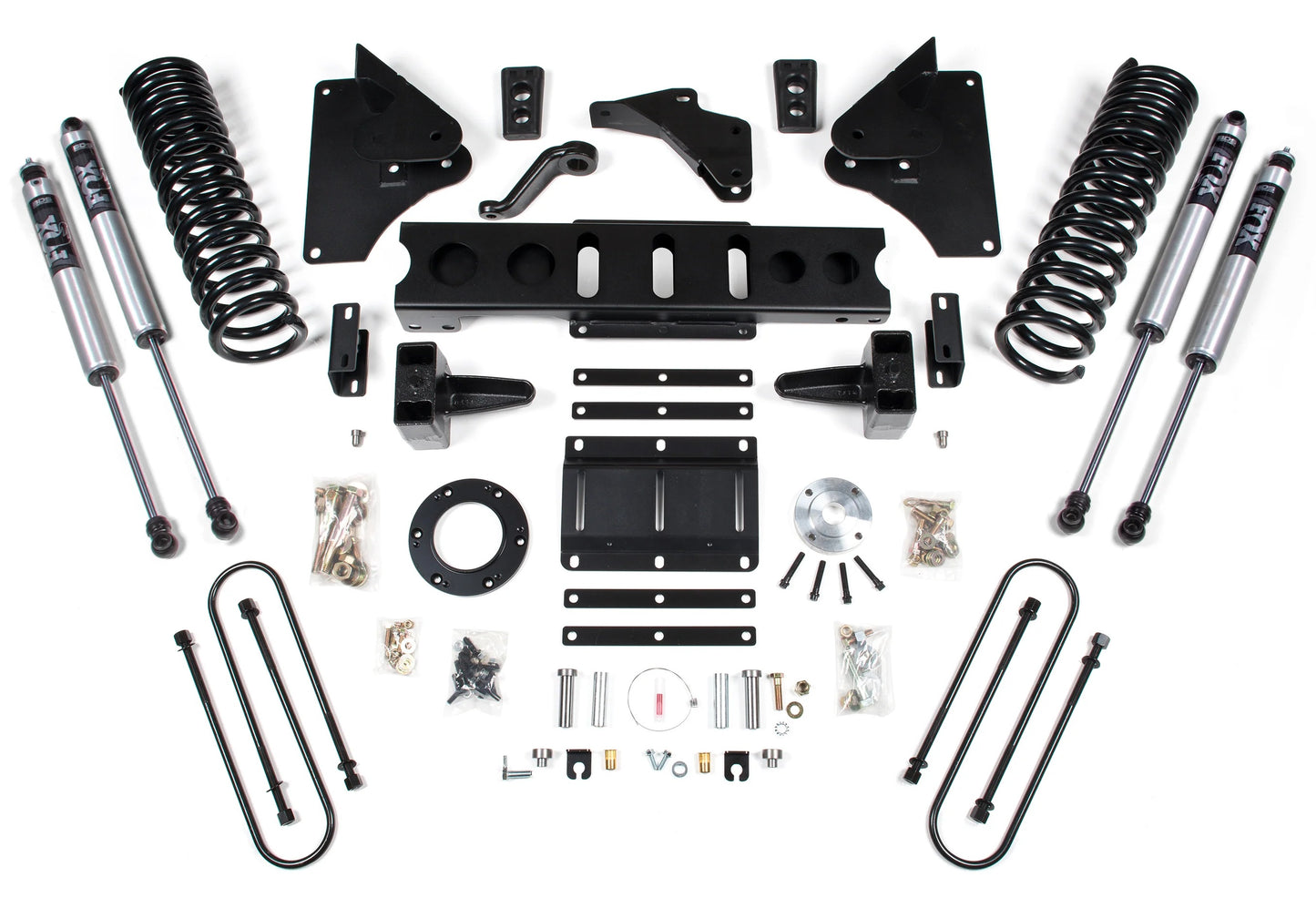 BDS 2013-2018 RAM 3500,GAS,4WD,5.5" LIFT KIT,5" BLOCK,COIL SPRING,FOX 2.0 SHOCKS