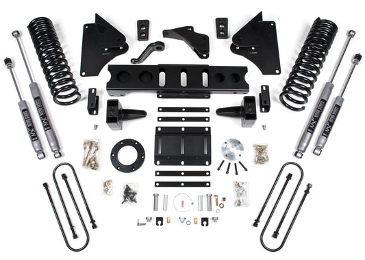 BDS 2013-2018 RAM 3500,GAS,4WD,5.5" LIFT KIT,5" BLOCK,COIL SPRING,NITRO SHOCKS
