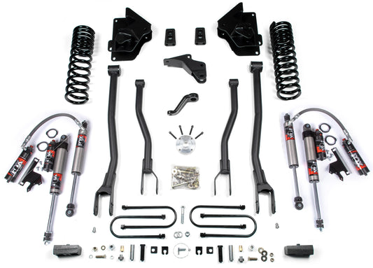 BDS 2013-2018 RAM 3500,GAS,4WD,4" LIFT KIT,4-LINK,3" BLOCK KIT,FOX 2.5 COILOVERS