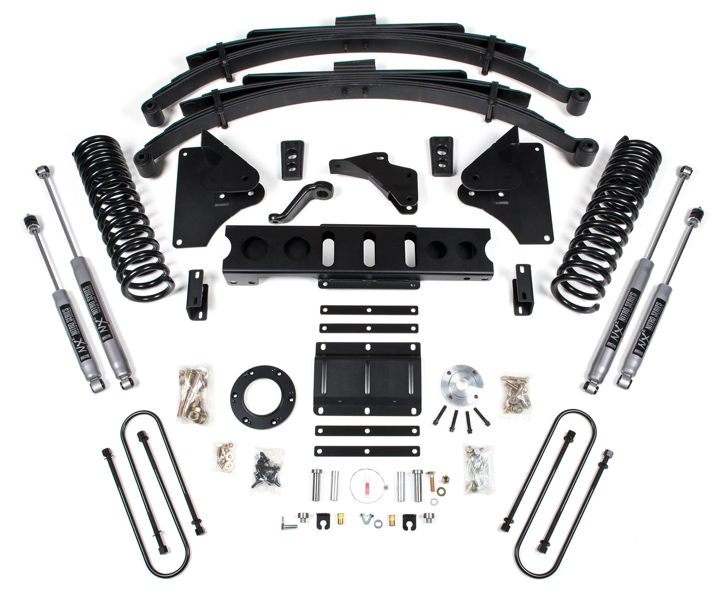 BDS 2013-2018 RAM 3500,DIESEL,4WD,8" LIFT,LEAF SPRING,6 BOLT INDEX,NITRO SHOCKS
