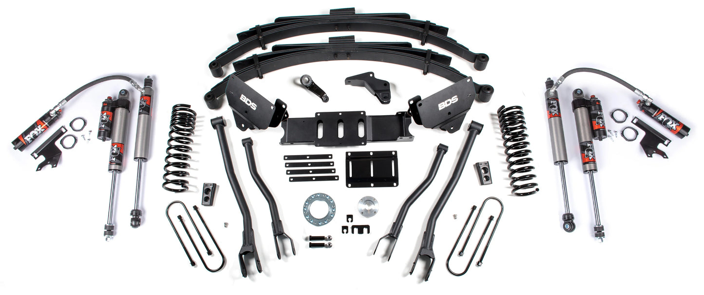 BDS 2013-2018 RAM 3500 4WD,DIESEL,6" LIFT,LEAFS,4-LINK,6-BOLT,FOX 2.5 SHOCKS