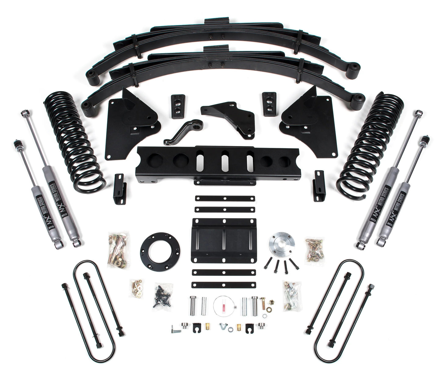 BDS 2013-2018 RAM 3500 4WD,GAS,5.5" LIFT,LEAFS,COIL SPRINGS,NITRO SHOCKS