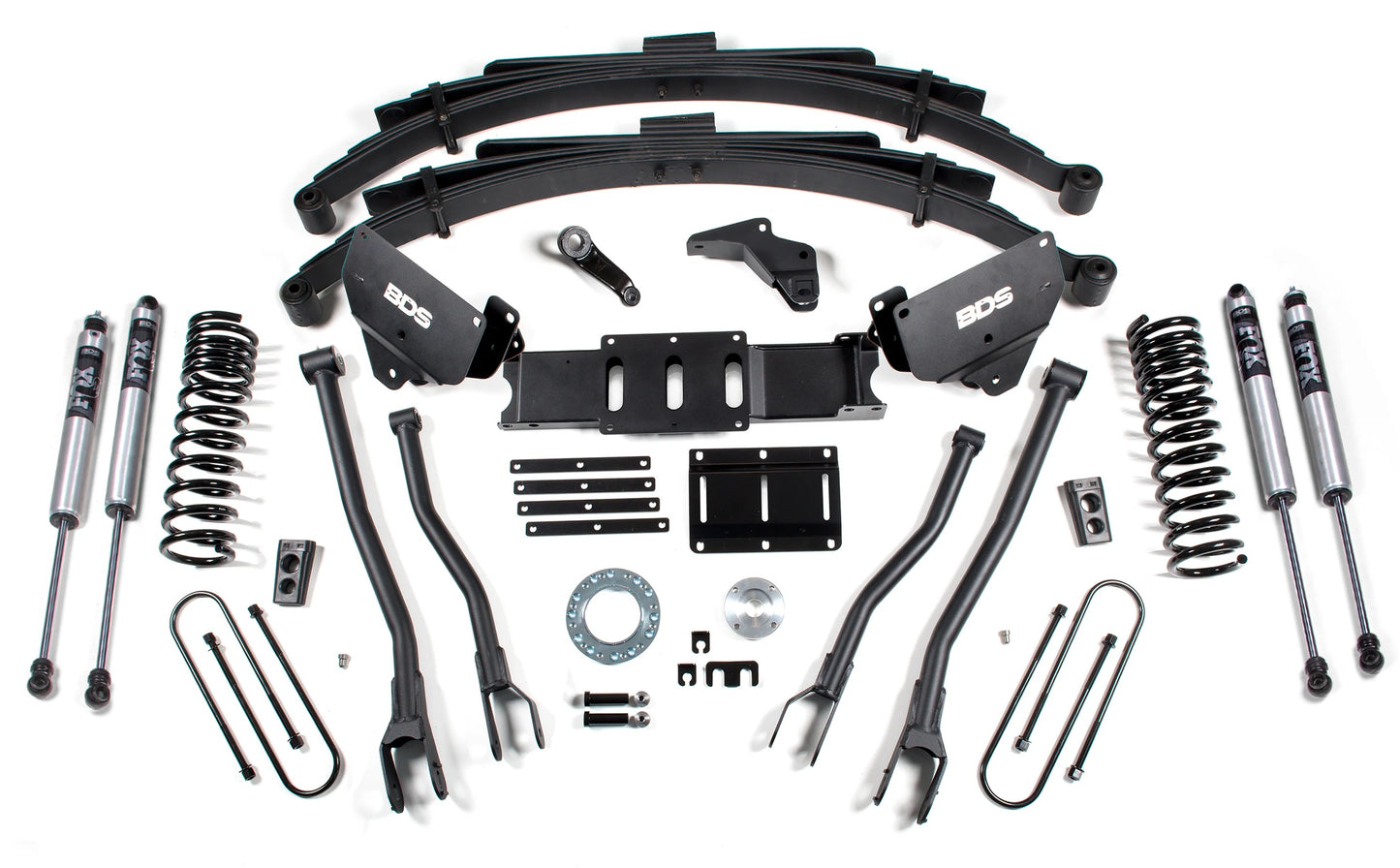 BDS 2013-2018 RAM 3500 4WD,GAS,5.5" LIFT,LEAFS,4-LINK,SPRINGS,FOX 2.0 SHOCKS