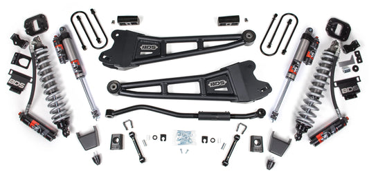 BDS 2013-2018 RAM 3500 4WD,DIESEL,3" RADIUS ARM LIFT,BLOCK,FOX 2.5,RUBBER BUMP