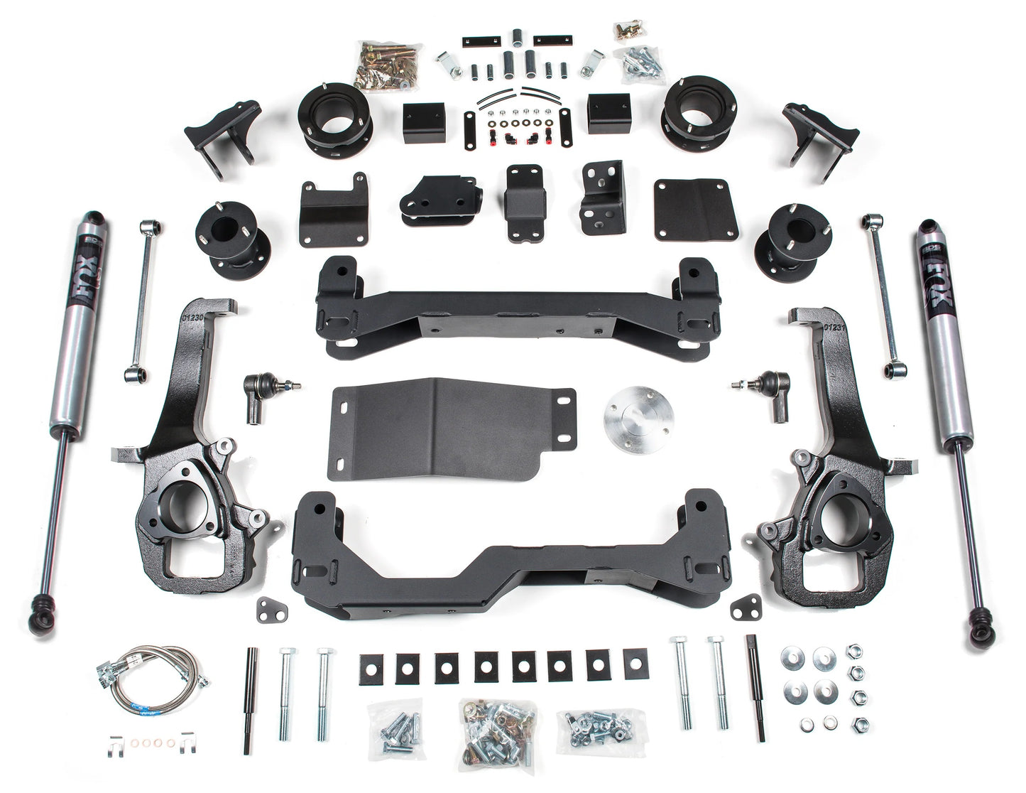 BDS 2013-2018 RAM 1500 4WD,WITH AIR RIDE,4" LIFT KIT,CROSS,SPACER,FOX 2.0 SHOCKS