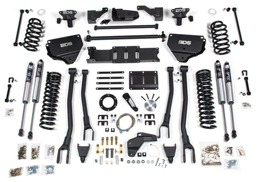 BDS 2014-2018 RAM 2500 4WD,DIESEL,8" LIFT KIT,COIL SPRINGS,4-LINK,FOX 2.0 SHOCKS