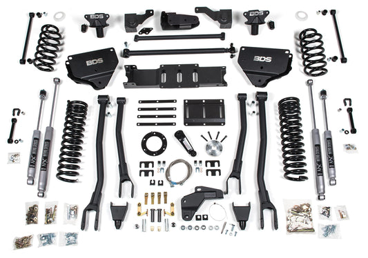 BDS 2014-2018 RAM 2500 4WD,DIESEL,8" LIFT KIT,COIL SPRINGS,4-LINK,NITRO SHOCKS