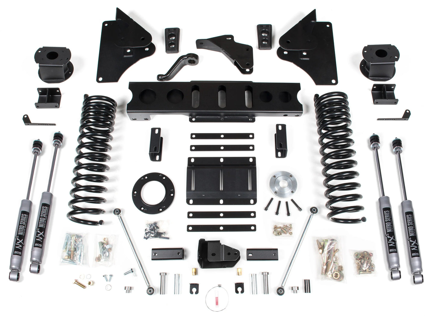 BDS 2014-2018 RAM 2500 4WD,DIESEL,REAR AIR RIDE,6" LIFT KIT,NITRO SHOCKS