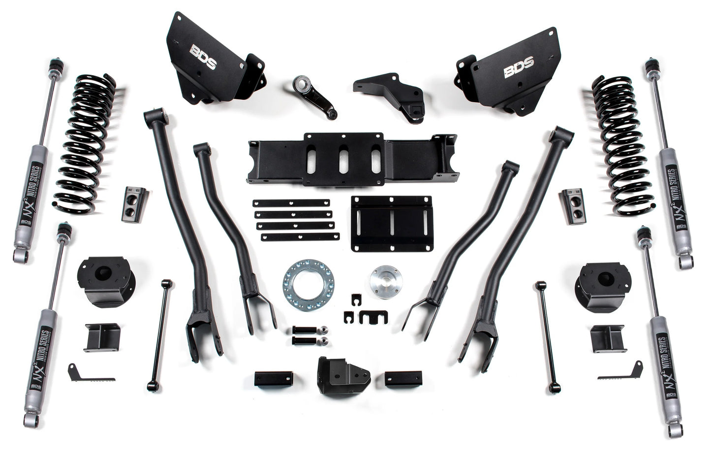 BDS 2014-2018 RAM 2500 4WD,DIESEL,REAR AIR RIDE,6" LIFT KIT,4-LINK,NITRO SHOCK