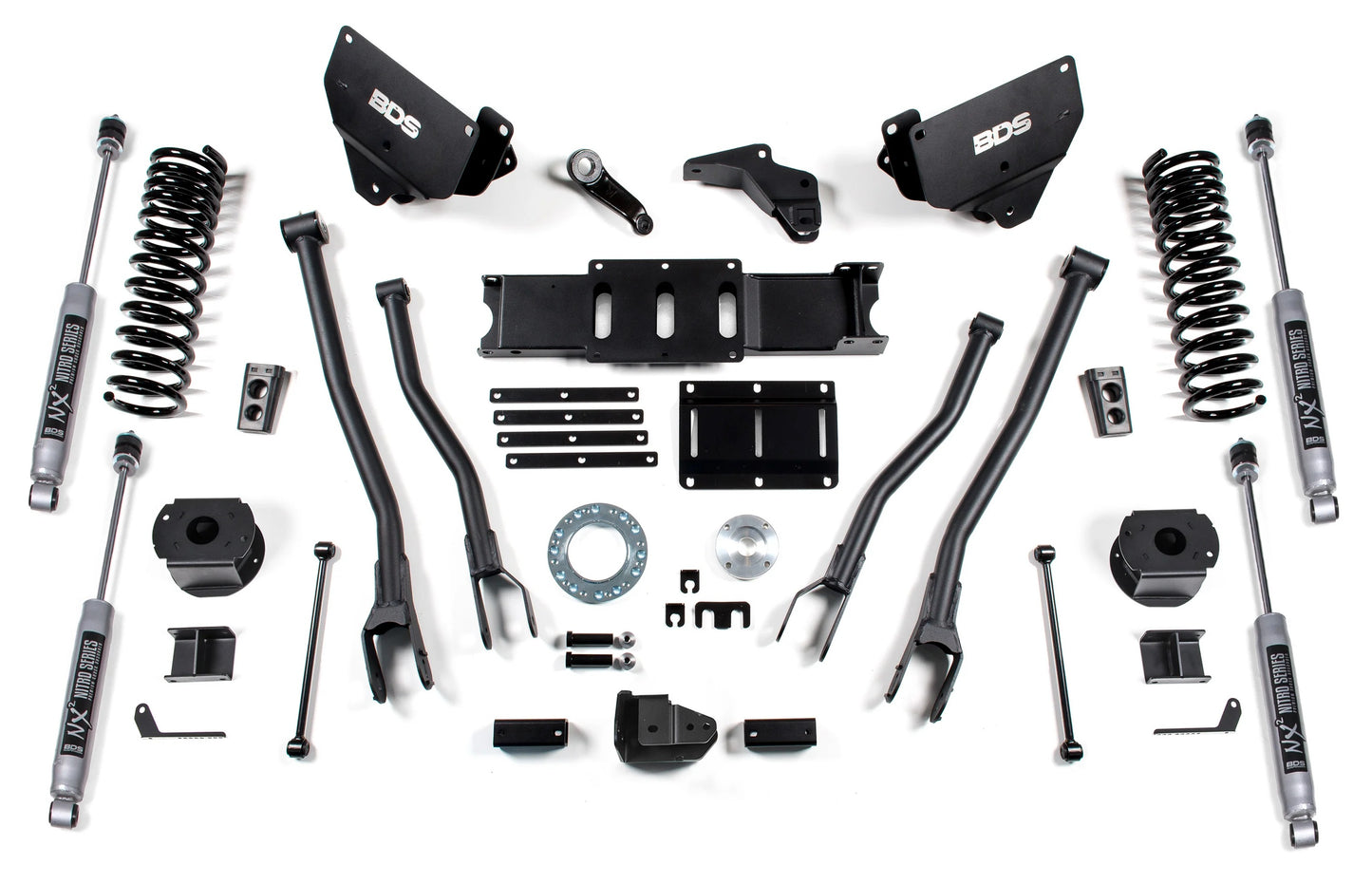 BDS 2014-2018 RAM 2500 4WD,GAS,REAR AIR RIDE,5.5" LIFT KIT,4-LINK,NITRO SHOCKS