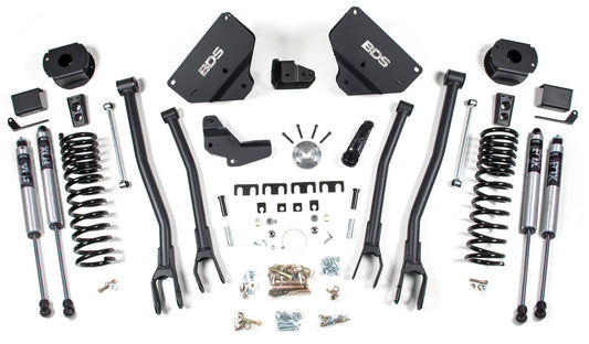BDS 2014-2018 RAM 2500 4WD,DIESEL,REAR AIR RIDE,4" LIFT KIT,4-LINK,FOX 2.0 SHOCK