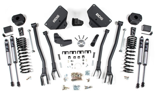 BDS 2014-2018 RAM 2500 4WD,GAS,REAR AIR RIDE,4" LIFT KIT,4-LINK,FOX 2.0 SHOCKS