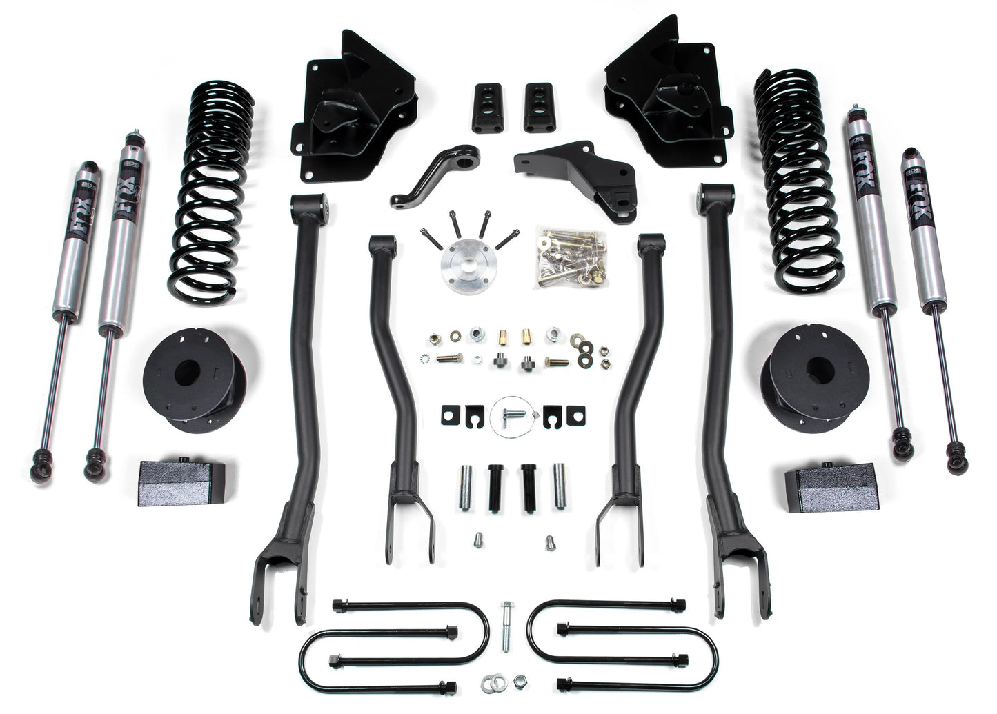 BDS 2013-2018 RAM 3500 4WD,REAR AIR RIDE,DIESEL,4" LIFT,4-LINK,FOX 2.0 SHOCKS