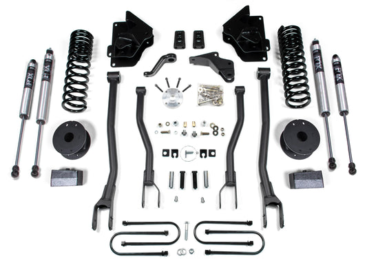 BDS 2013-2018 RAM 3500 4WD,REAR AIR RIDE,DIESEL,4" LIFT,4-LINK,FOX 2.0 SHOCKS