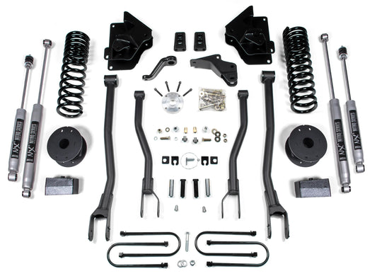 BDS 2013-2018 RAM 3500 4WD,REAR AIR RIDE,DIESEL,4" LIFT,4-LINK,NITRO SHOCKS