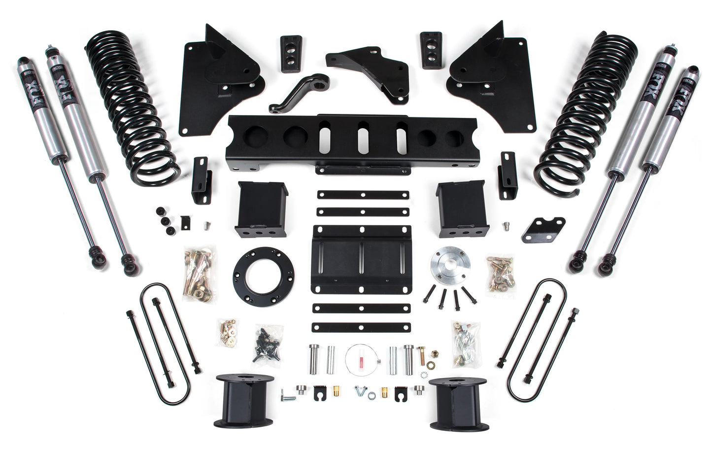 BDS 2013-2018 RAM 3500 4WD,REAR AIR RIDE,DIESEL,6" LIFT KIT,SPRING,FOX 2.0 SHOCK