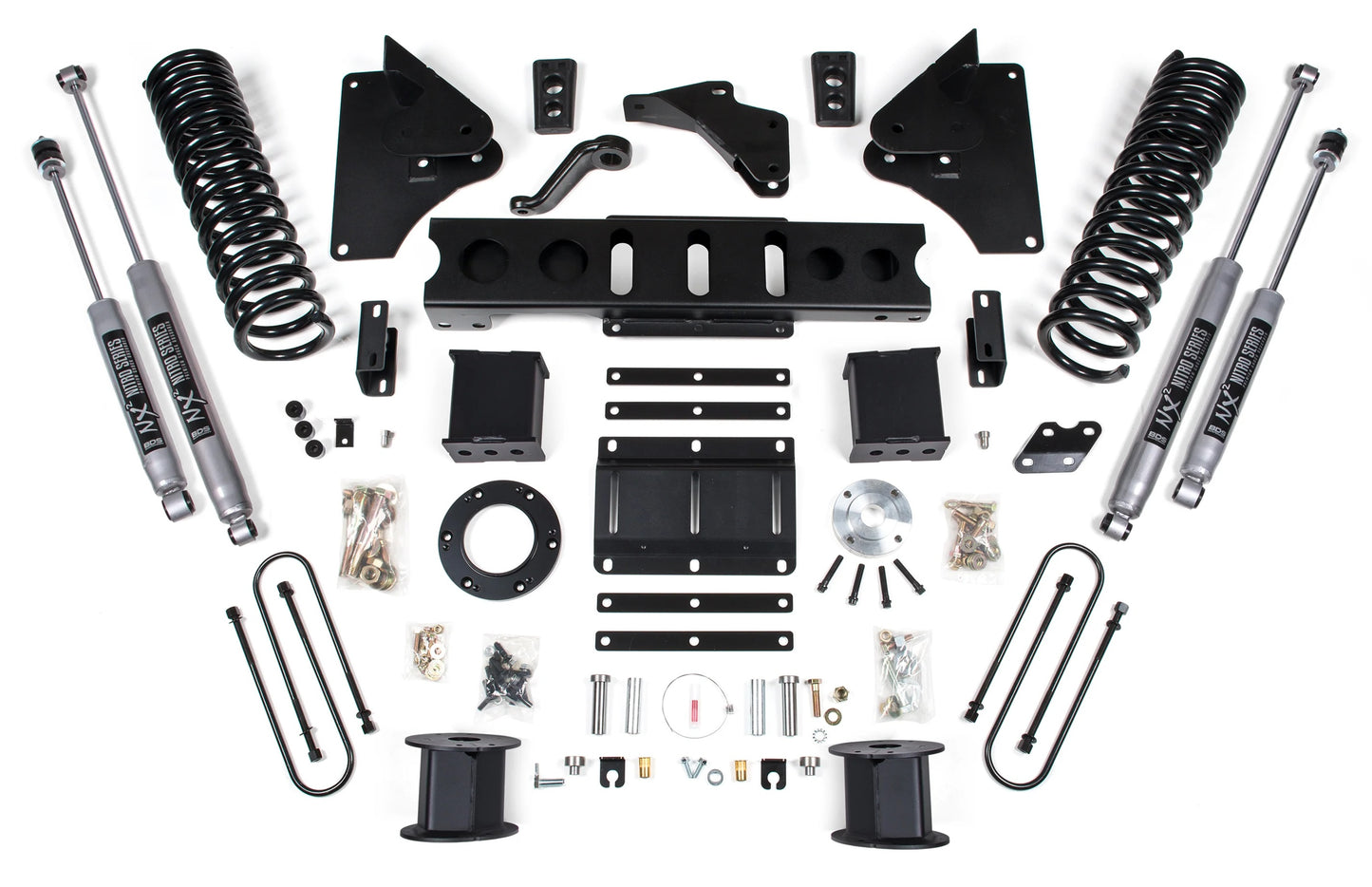 BDS 2013-2018 RAM 3500 4WD,REAR AIR RIDE,DIESEL,6" LIFT KIT,SPRING,NITRO SHOCK