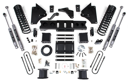 BDS 2013-2018 RAM 3500 4WD,REAR AIR RIDE,DIESEL,6" LIFT KIT,SPRING,NITRO SHOCK
