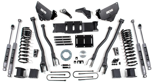 BDS 2013-2018 RAM 3500 4WD,REAR AIR RIDE,DIESEL,6" LIFT KIT,4-LINK,NITRO SHOCK