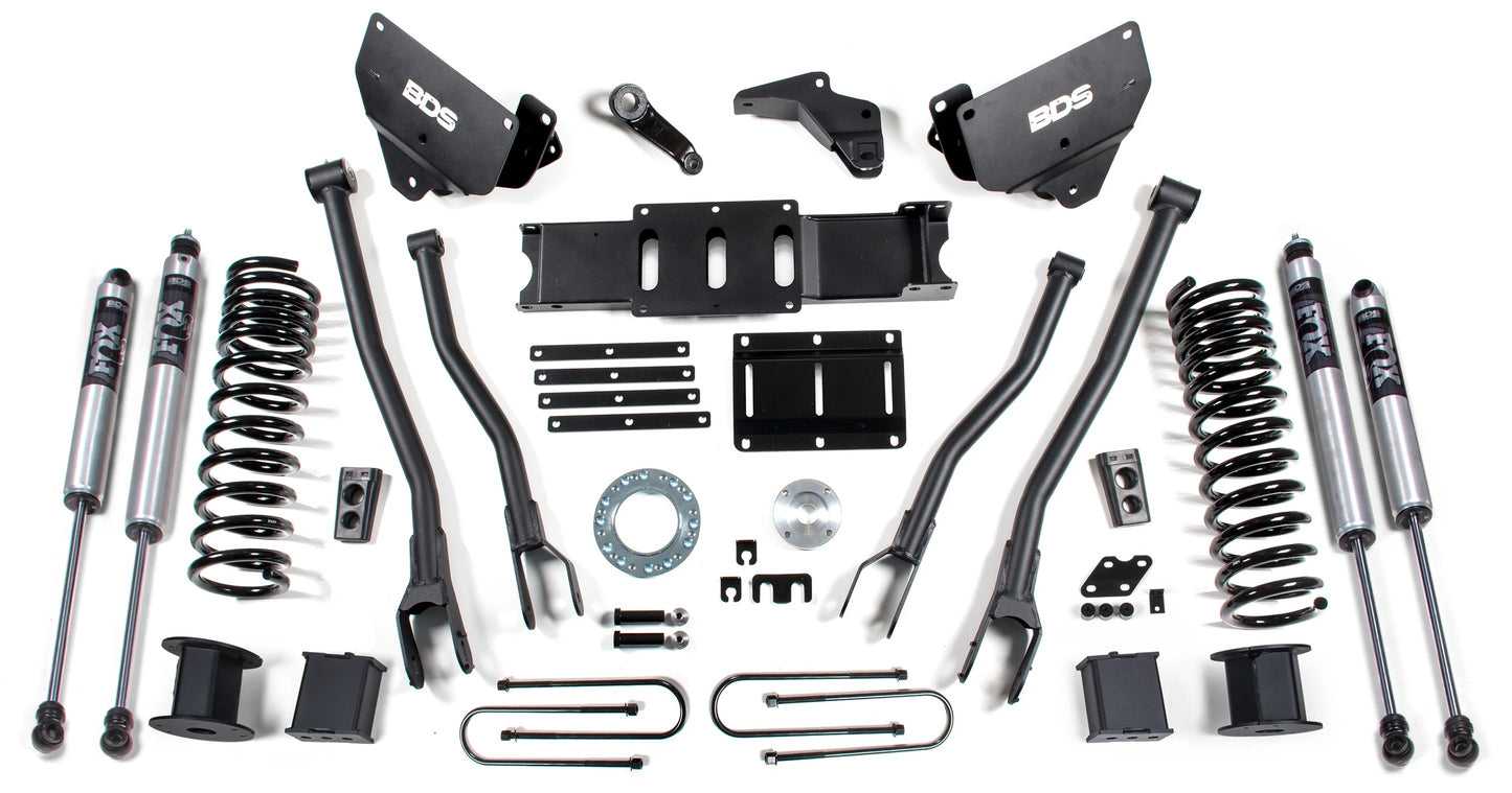 BDS 2013-2018 RAM 3500 4WD,AIR RIDE,DIESEL,6" LIFT,4-LINK,8-BOLT,FOX 2.0 SHOCKS