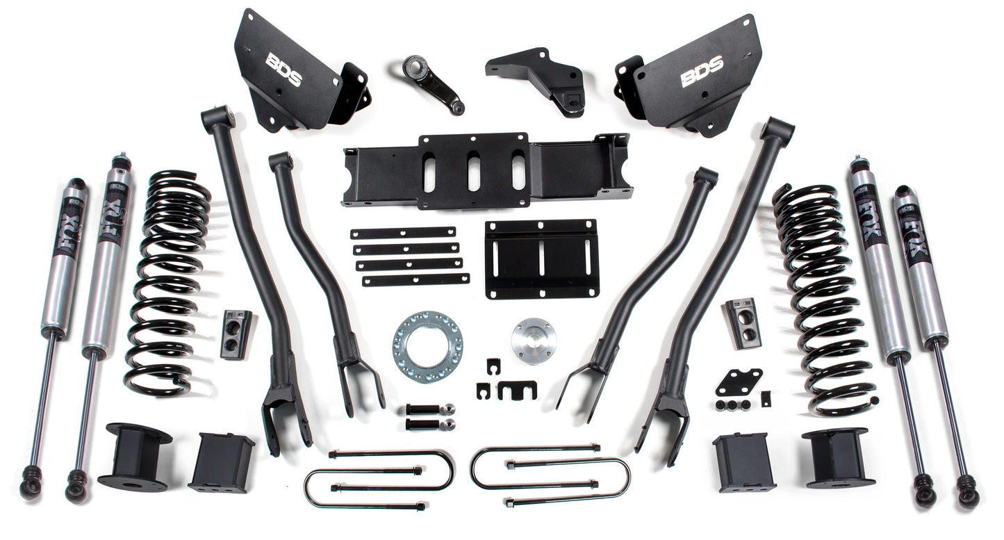 BDS 2013-2018 RAM 3500 4WD,REAR AIR RIDE,GAS,5.5" LIFT,4-LINK,FOX 2.0 SHOCKS
