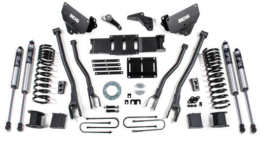 BDS 2013-2018 RAM 3500 4WD,REAR AIR RIDE,GAS,5.5" LIFT,4-LINK,FOX 2.0 SHOCKS