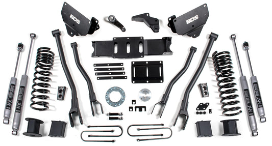 BDS 2013-2018 RAM 3500 4WD,REAR AIR RIDE,GAS,5.5" LIFT,4-LINK,NITRO SHOCKS