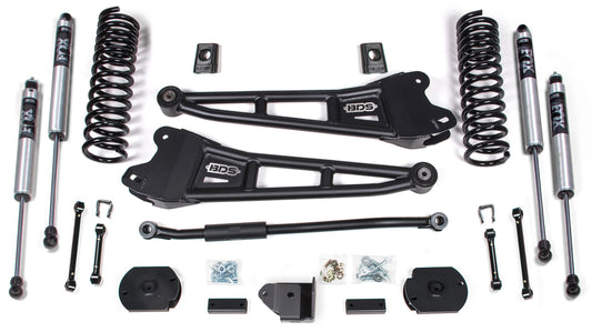 BDS 2019-2024 RAM 2500,DIESEL,4WD,3" RADIUS ARM LIFT,COIL SPRINGS,NITRO SHOCKS