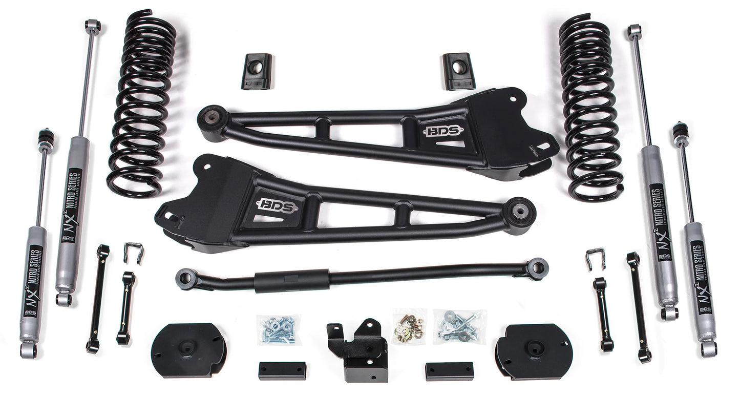 BDS 2019-2024 RAM 2500,DIESEL,4WD,3" RADIUS ARM LIFT,COIL SPRINGS,FOX 2.0 SHOCKS