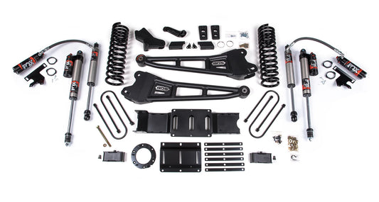 BDS 19-24 RAM 3500 4WD,DIESEL,NO OVERLOAD,RADIUS 4" LIFT,6-BOLT,FOX 2.5 SHOCKS