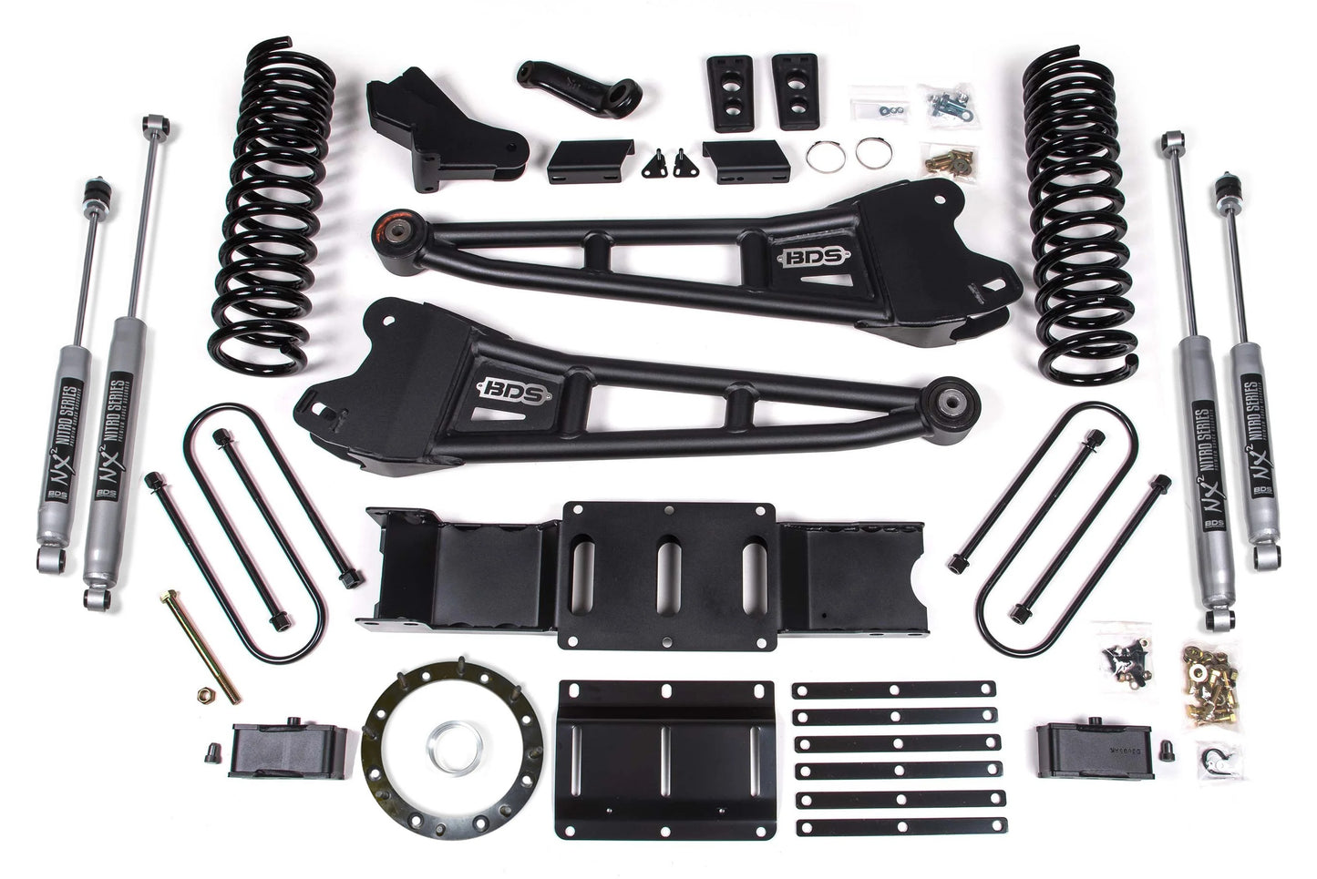 BDS 19-24 RAM 3500 4WD,DIESEL,OVERLOAD,RADIUS 4" LIFT,8-BOLT,NITRO SHOCKS