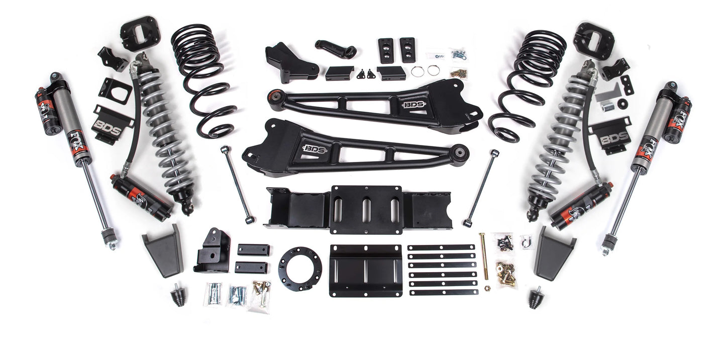BDS 2019-2024 RAM 2500 4WD,DIESEL,RADIUS 4" LIFT,FOX 2.5 COILOVERS,RUBBER BUMP