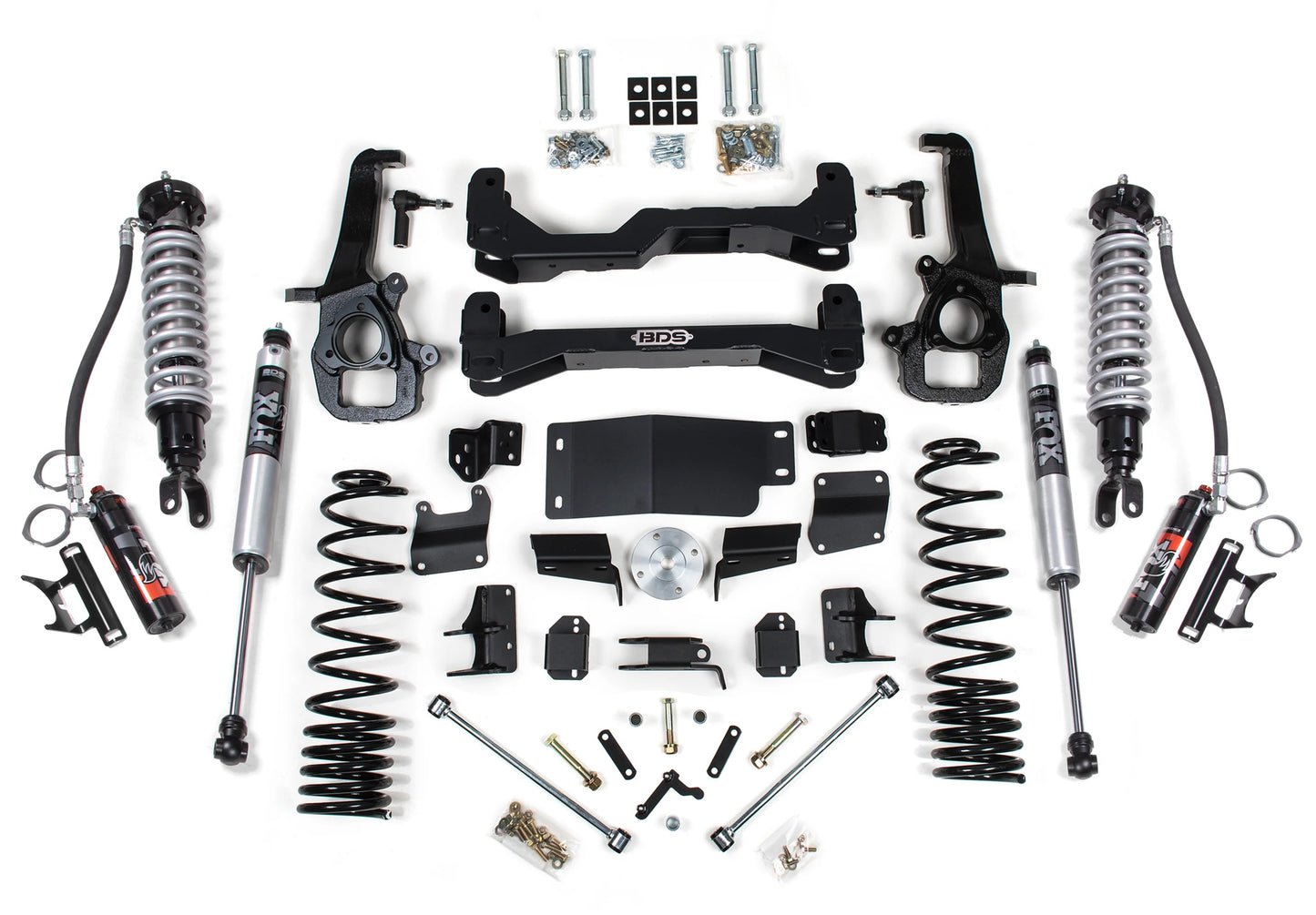 BDS 2019-2024 RAM 1500 4WD,STANDARD KNUCKLE,6" LIFT KIT,FOX 2.5 COILOVERS