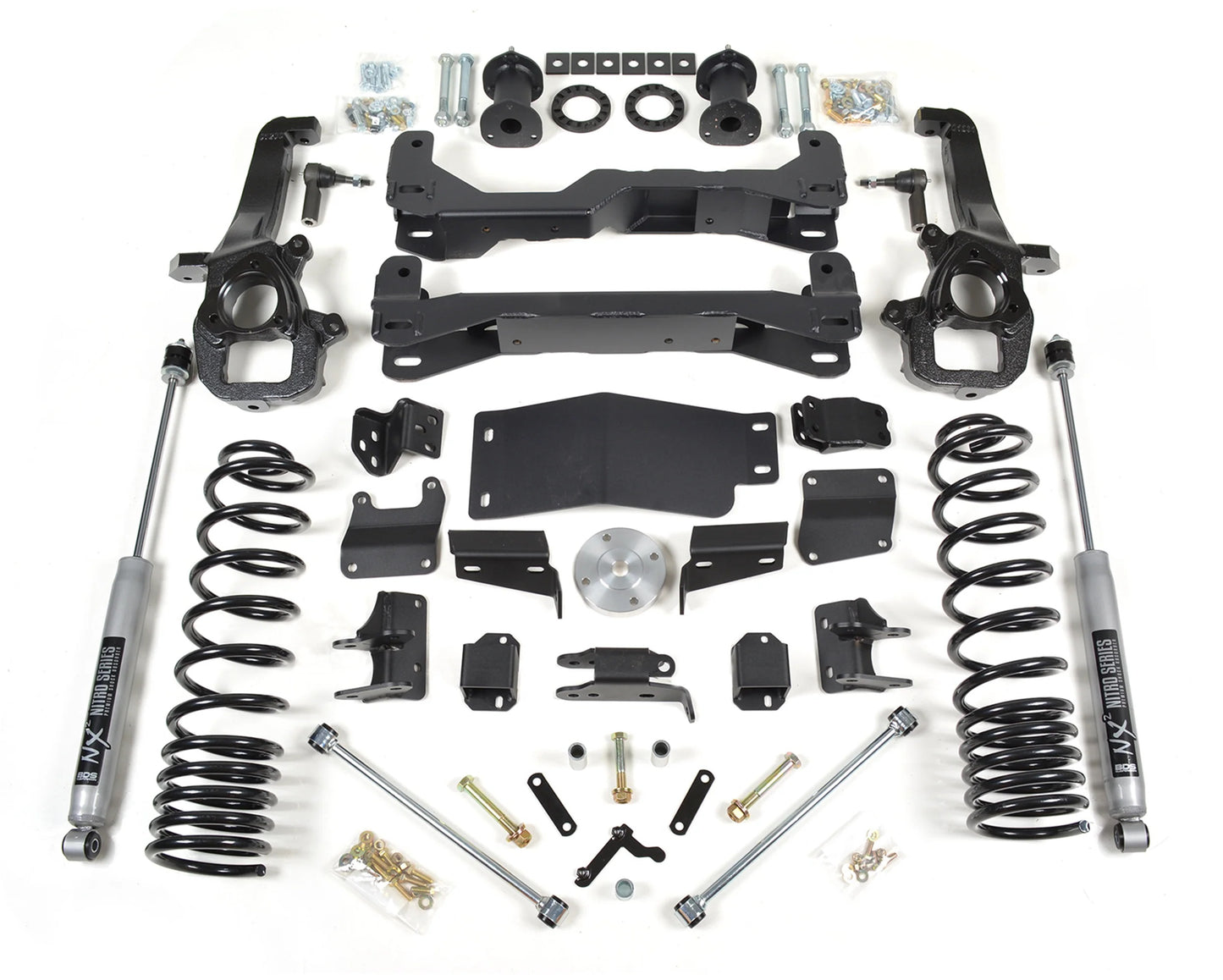 BDS 2019-2024 RAM 1500 4WD,LARGE BORE KNUCKLE,6" LIFT KIT,NITRO SHOCKS