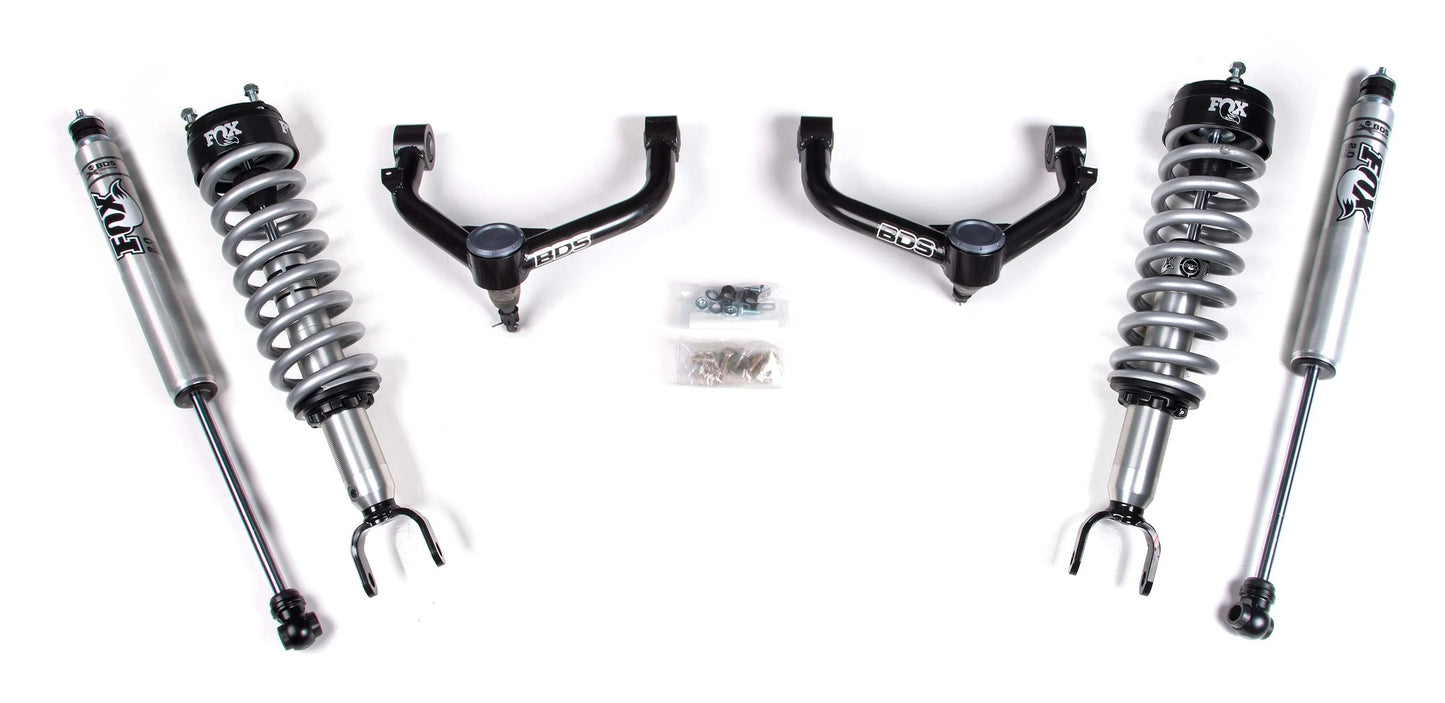 BDS 2019-2025 RAM 1500 4WD 2" LEVELING KIT WITH FOX 2.0 COILOVERS