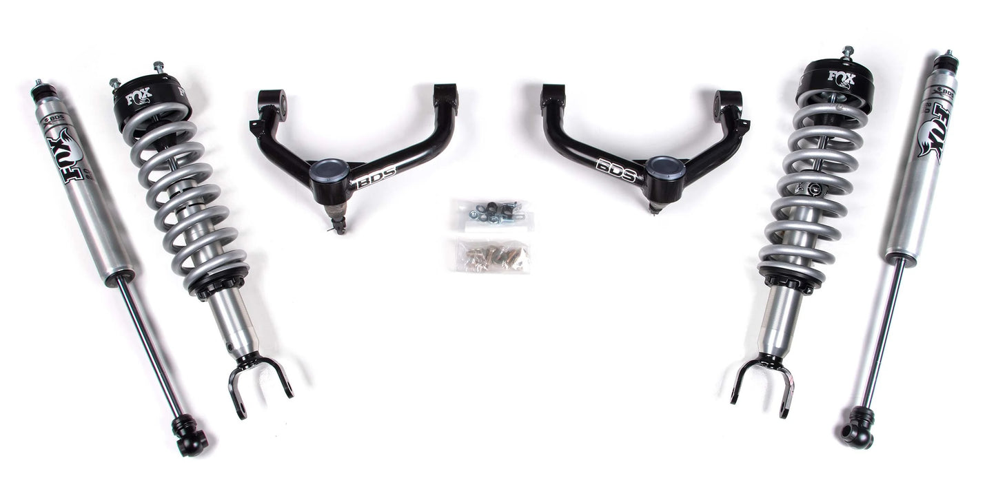 BDS 2013-2018 RAM 1500 4WD,2" LEVELING KIT,FOX 2.0 COILOVERS,FOX 2.0 SHOCKS