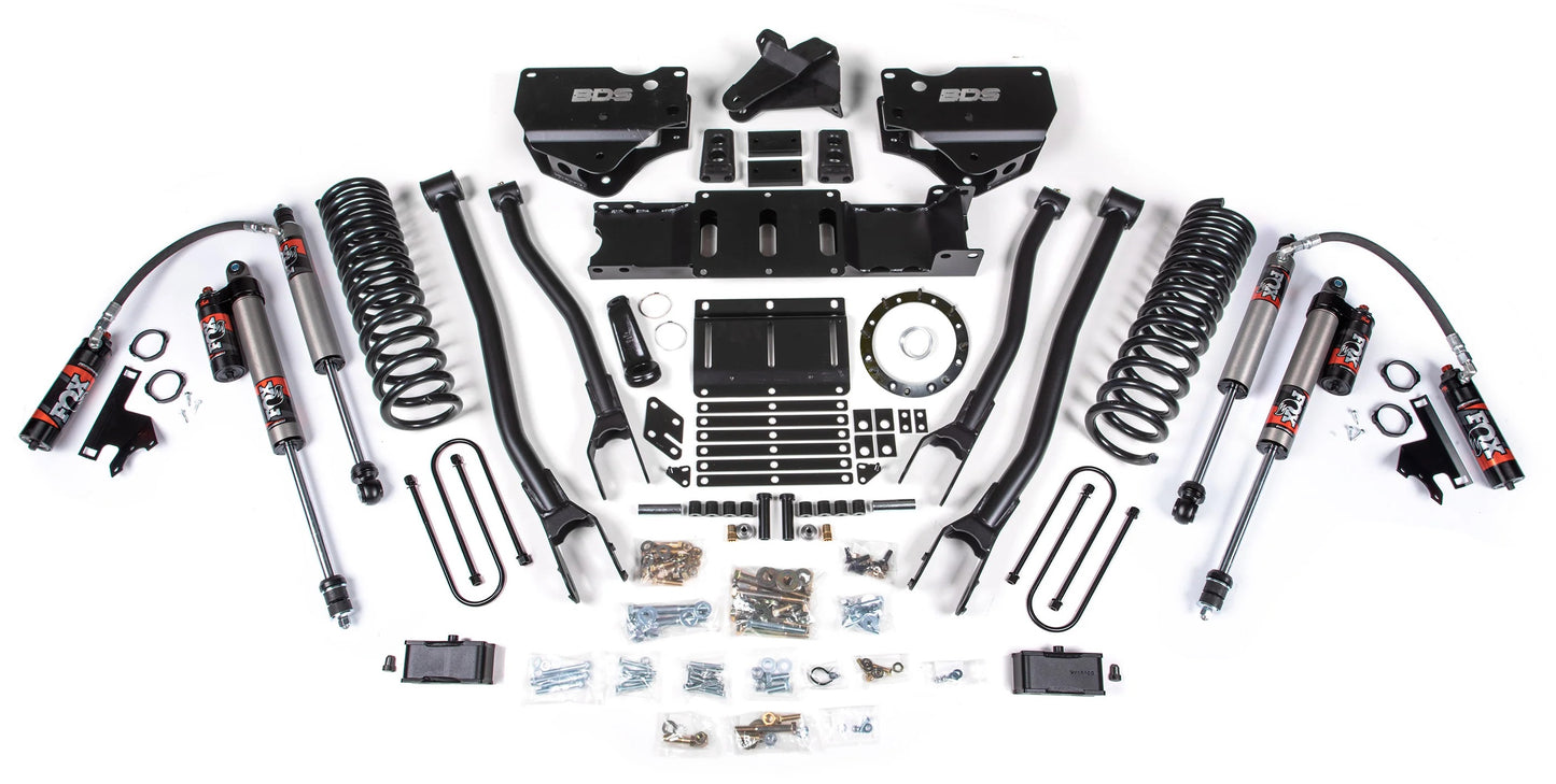 BDS 19-24 RAM 3500 4WD,DIESEL,NO OVERLOAD,4" LIFT,4-LINK,8-BOLT,FOX 2.5 SHOCKS