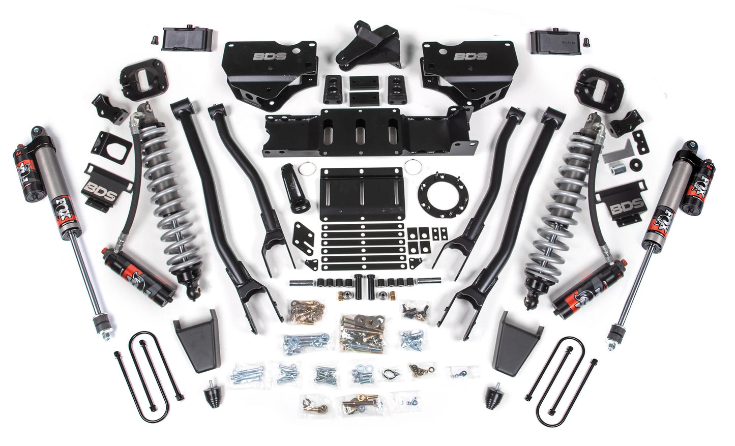 BDS 19-24 RAM 3500 4WD,DIESEL,OVERLOAD,4" LIFT,2",4-LINK,6-BOLT,FOX 2.5,RUBBER