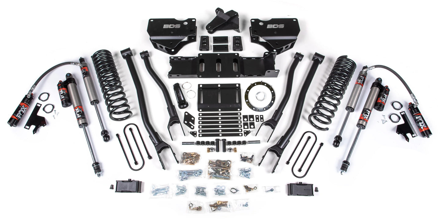 BDS 19-24 RAM 3500 4WD,DIESEL,OVERLOAD,4" LIFT,2",4-LINK,8-BOLT,FOX 2.5 SHOCKS