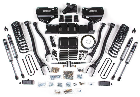 BDS 19-24 RAM 3500 4WD,DIESEL,OVERLOAD,4" LIFT,2",4-LINK,8-BOLT,FOX 2.0 SHOCKS