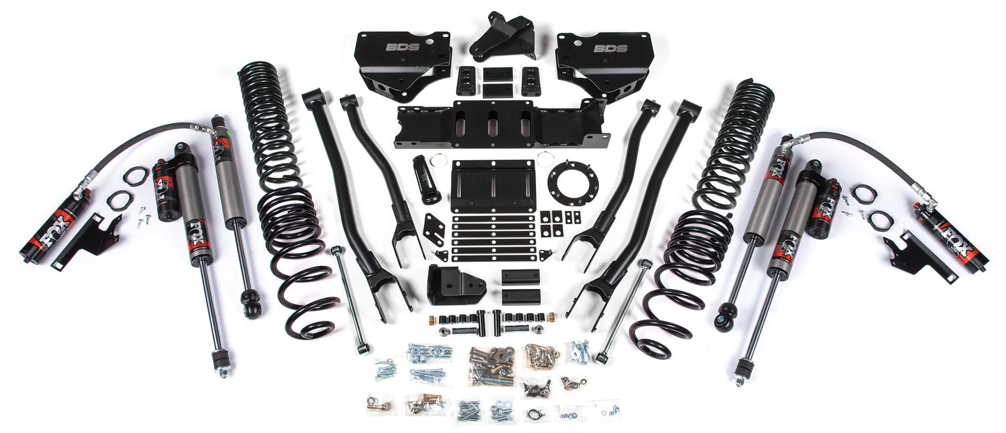 BDS 2019-2026 RAM 2500 4WD,GAS,4" LIFT KIT,4-LINK,SPRINGS,FOX 2.5 SHOCKS