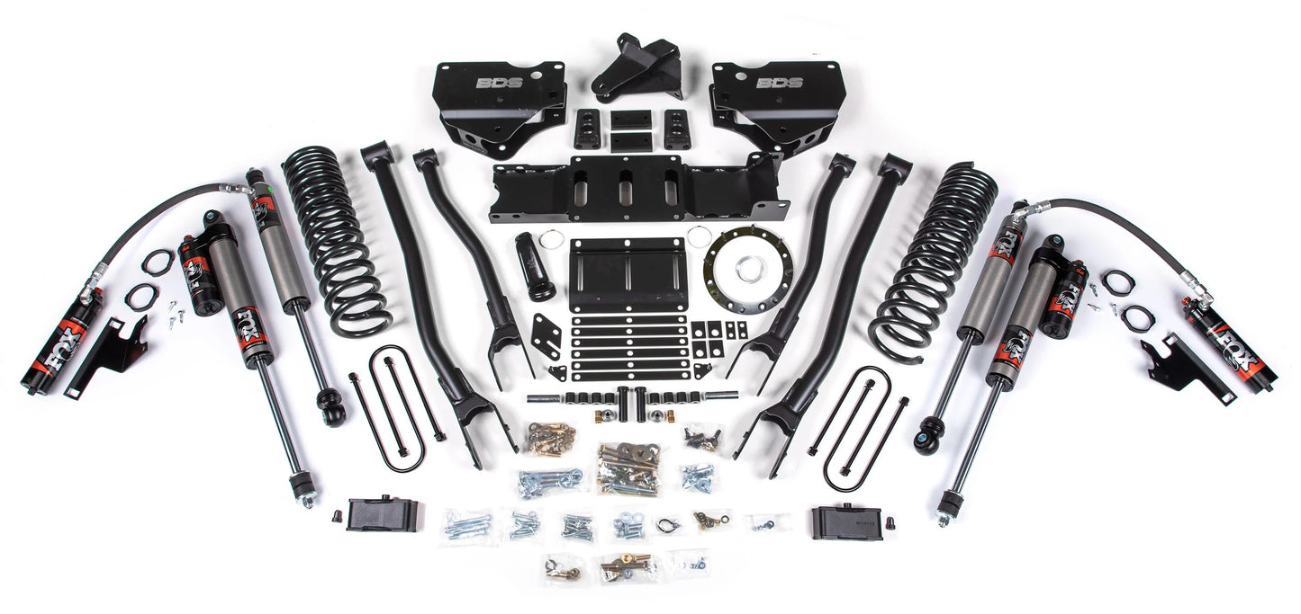 BDS 19-24 RAM 3500 GAS,4WD,4" LIFT,4-LINK,3" BLOCK,OVERLOAD,6-BOLT,FOX 2.5 SHOCK