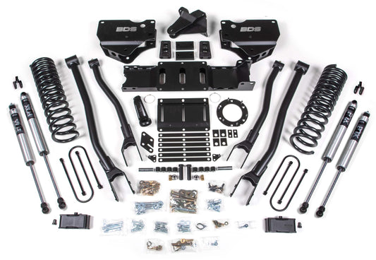 BDS 19-24 RAM 3500 GAS,4WD,4" LIFT,4-LINK,3" BLOCK,OVERLOAD,6-BOLT,FOX 2.0 SHOCK